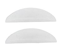 Eyelash Lift Rods, Reusable Silicone Soft Clear White Beauty Tool Set Sparkle Eyelash Perming Pads with Storage Box for Individuals (S) (M)