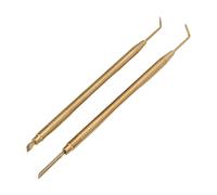 Eyelash Lift Separator Tool, Comfortable Grip Tail Comb Metal Lash Lift Rods Stainless Steel for Beauty Salon (Gold)