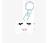 Eyelash Lip White Printing Dog Tag Bone Shaped Double Sided Pattern Dog Id Tags Bone Shaped Pet Name Tags Dog Collar Tags