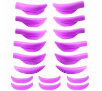 Eyelash Perm Pads Lash Lift Rods Eyelash Lift Shields Silicone Pads 9 Sizes 18 Piece Reusable Soft Lash Lift Pads Shield for Different Length Eyelashes Perfect Lifting (Violets)