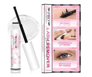 Eyelash Remover for Extensions 5 ml Cluster Lash Glue Remover DIY Lash Extension Remover Eye Makeup Cleanser, Easy Removal of Cluster Eyelashes Gentle Soothing Nourishing Self-Use Oil Texture (5ml)