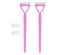 Eyelash Separator Tool - Metal Eyelash Combs with Protective Covers, Precision Mascara Applicator | Ultimate Makeup Brush for Cluster-Free Volume, Esti Comb