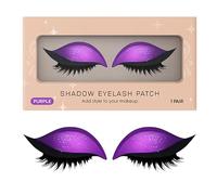 Eyelash Shadow Stick on - Reusable False Shadow Stickers,Smudge-Proof Long-Lasting Eyelash Patch for Women Party Travel Night Out Wedding Bridal Halloween Photoshoot Stage