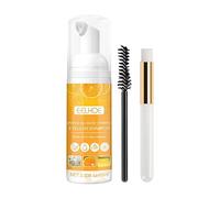 Eyelash Shampoo for Eyelash Extension with Brush Portable for Salon Home Use