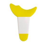 Eyelash Shield, Silicone Eyelash Guard Mascara and Shadow Shield Auxiliary Tools Prevent Makeup Residue for Women Girls Eye Makeup (yellow)
