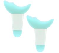 Eyelash Shield, Silicone Eyelash Guard Mascara and Shadow Shield Auxiliary Tools Prevent Makeup Residue for Women Girls Eye Makeup (blue 2pcs)