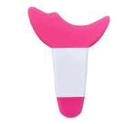 Eyelash Shield, Silicone Eyelash Guard Mascara and Shadow Shield Auxiliary Tools Prevent Makeup Residue for Women Girls Eye Makeup (red)