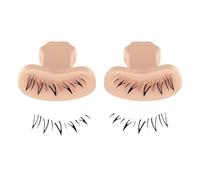 Eyelash Stamp, Lower Eyelash Stamp - Eye Makeup Stamp | Portable Silicone Eyelash Applicator Tool, 1 Pair Reusable Stamps for Makeup Beginners