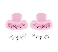 Eyelash Stamp,Quick Eye Natural Look Makeup Tool | Portable Silicone Eyelash Applicator Tool, 1 Pair Reusable Stamps for Makeup Beginners