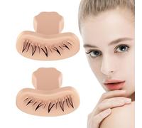 Eyelash Stamp Tool,Portable Silicone Eyelash Stamp Makeup Tool - Comfortable Handle Portable Eyelash Makeup Device for Home, Travel, Business Trip, Beauty Salon
