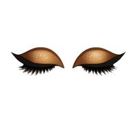 Eyelash Stickers, Reusable Eyelid and Eyelash Stickers Makeup Instant Outline Easy Quick Application -Women Makeup 4Pairs (Puple) 03