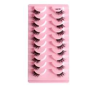 Eyelash Storage Case Acrylic High Imitation 10 Pairs Of Half Eye Eyelashes Grafting Eyelashes Curling Eyelashes Table Stand
