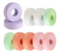 Eyelash Tape 10 Rolls Multi-Color Microporous Lash Lift Tape, Breathable Easy Tear Lash Tape for Lash Extensions, Eyeshadow & Lip Makeup DIY Beauty Salon