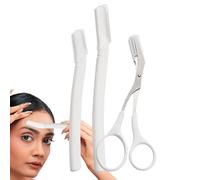 Eyelash Trimmer for Women - Steel with Safety Protection | Facial Shaving Tool Eyebrow Trimmer - For Men Women Shaving Care Beard Travel Home