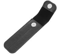 Eyelash Tweezer Case with Magnetic Snap, PU Leather Storage Bag | Soft Plush Lining, Portable Black Holder, for Precision Tools and On-the-go Touch-ups