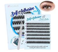 eyelashe Obeyalash Pre Glued Self Adhesive Lashes D Curl Cluster Eyelashes