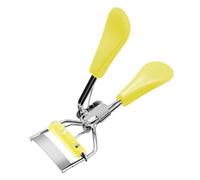 Eyelashes Curler with Built-in Comb Professional Lashes Curler Eyelashes Accessories Fits All Eye Shape Yellow..