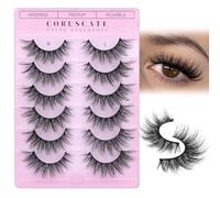 Eyelashes Eye Lashes Mink False Eyelashes Natural Look Strip Lashes 18mm Lash Soft Eyelash 6D Volume Fake Eyelash Reusable Lash
