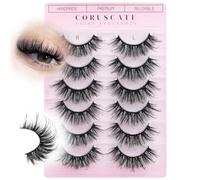 Eyelashes Eye Lashes Mink False Eyelashes Natural Look Strip Lashes 18mm Lash Soft Eyelash 6D Volume Fake Eyelash Reusable Lash