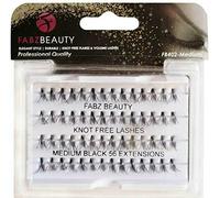 Eyelashes Individual Cluster lashes | Knot-Free Eyelash Clusters, Wispy Cluster Lashes for Natural Cat Eye Look, Fluffy Fake Eyelashes Strip Lashes, Russian Individual Eyelashes (Medium-10mm)