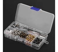 Eyelet Grommet Washer Kit, 420 Pieces 3mm, with 3 Installation Tools