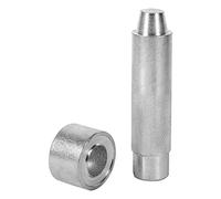 Eyelet Hole Punch Die Tool, Carbon Steel Grommet Setter Eyelet Hand Setter Hollow Punch Includes Base Ram for Leather Clothing Household Accessories (Inner diameter 20mm)