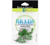 Eyelet Outlet QBRD2-284 Holly Shape Brads (12 Pack)