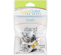 Eyelet Outlet Shape Brads 1-Seagull, Other, Multicoloured, 1.39x5.71x9.52 cm