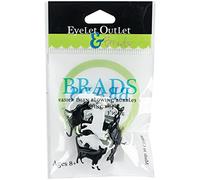 Eyelet Outlet Shape Brads 12/Pkg-Silhouette Cat