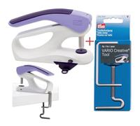 Eyelet Punch Kit: Prym Vario Creative Tool 390903 Plus Prym Vario Creative Tool Table Mount Set 390904, Snap Fasteners