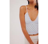 Eyelet Seamless Triangle Cami by Intimately at Free People in Country Air, Size: M/L - female