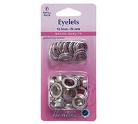 Eyelets : 10.5mm, Nickle/Silver