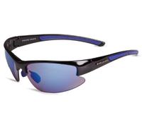 Eyelevel Bandit Wrap Men's Sunglasses Black/Blue One Size With UV400 Protection and a CAT3 Lens