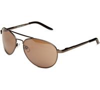 Eyelevel Commander Sunglasses - Classic Pilot Style Unisex Sunglasses in Brown - With UV400 Protection & CAT3 Lens