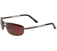 Eyelevel Grand Prix 2 Rectangle Men's Sunglasses Shiny Gun Metal One Size