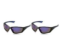 Eyelevel Men's Bullet Sports Sunglasses, Black (Black/Blue), One size