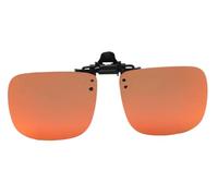 Eyelevel Polarized Clip on lens Sunglasses - Blue, Red, Grey, Brown (MR-2, Red)