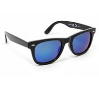 Eyelevel Riptide in Black With Blue Mirror Polarized Lens, Light Weight, Durable Design - Sunglasses for Men - With UV400 Protection & High Quality, Blue Mirrored Polarized CAT3 Lens.