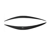 Eyelid Spoiler 1 Pair Eyelids Eyebrows Lids Headlight Trim Cover Real Carbon Fiber Fit For Infiniti FX35 FX37 QX70 FX50 2009