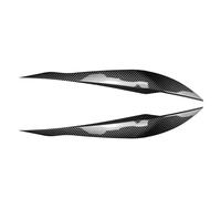 Eyelid Spoiler 2pcs Car Front Headlight Eyebrow Eyelid Fit For BMW F30 F32 F33 F34 F35 F31 318i 320i 2013-2019(Carbon Fiber Look)