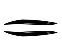 Eyelid Spoiler Car Headlight Lamp Eyebrows Cover Trim Fit For BMW X6 E71 2008-2014 Car Headlight Eyelids Lids(Gloss Black)