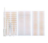 Eyelid Tape, 480 Pcs 3 Styles Instant Eyelid Lifter Strips, Waterproof and Invisible Double Tape for Hooded Eyes, Droopy, Uneven or Monolids Eyes..
