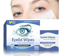 Eyelid Wipes, 100 PCS Stye Eye Treatment, for Blepharitis Treatment, Dry, Itchy Eyes and Eye Cleaning, Gentle and Soothing