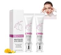 Eyelift Serum Mango Revitalize Eye Cream, Mango Activating and Firming Eye Cream, Removes Eye Bags & Dark Circles, Firming & Nourishing Eye Care for Men & Women (2Pcs, 1)