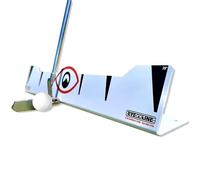 EyeLine Golf 70 Degree Edge Putting Plane Rail - Portable use Outdoors or Indoor Putting mat. Training Aid. Made in USA. Alignment, Stroke Length, Stroke Path Instant Short putt Improvement. 24 in.