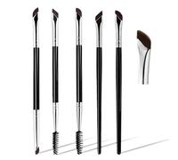 Eyeliner Brush, Fine Angled Eyeliner Brush, Ultra Thin Precision Slanted Flat Eyeliner Makeup Brushes Set for Eye liner Eye brow Eyebrow Brushes, Eyeliner Tool, 5 PCS