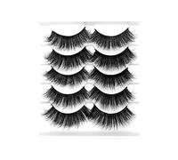 Eyeliner Brush Silicone Mink Multipack Lashes Wispy Lashes Volume Eyelashes 8D 10 Faux False Dramatic Pack Mink Eyelashes Eye Pairs Magnetic Eyelashes Without Eyeliner (G, One Size)