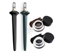 Eyeliner & Makeup Tool, Eye Liner cream and Eye Liners Silicone, Waterproof Quick Makeup Tool Long Lasting Eyeliners Guide Wand, for Shaky Hands Beginer Makeup (Black&Brown)