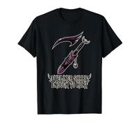 Eyeliner Sharp Enough to Hurt Edgy Fashion Bold Dark Humor Value Graphic T-Shirt, Men, Black, M