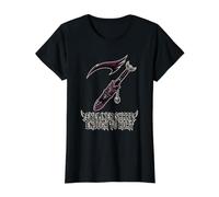 Eyeliner Sharp Enough to Hurt Edgy Fashion Bold Dark Humor Value Graphic T-Shirt, Women, Black, XS